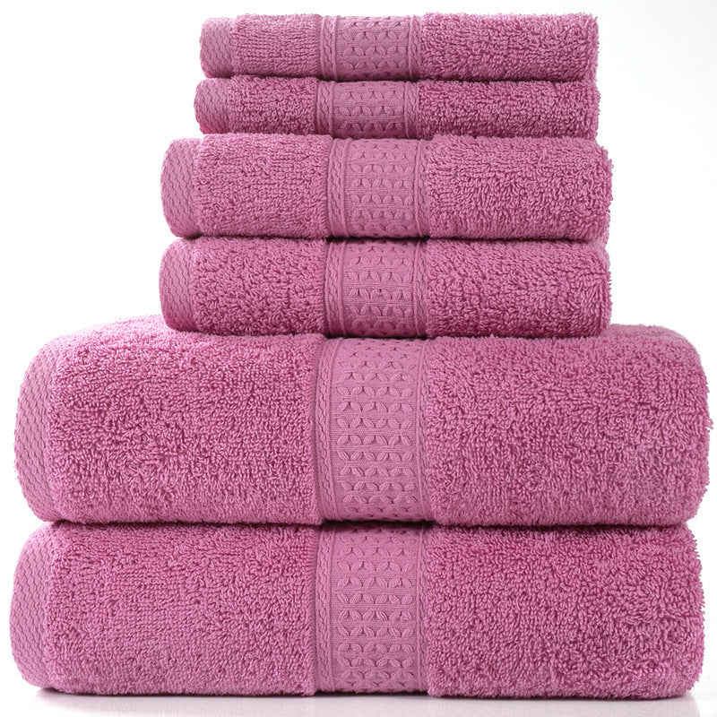 Ensemble de serviettes absorbantes en coton de 3 pièces et 6 pièces