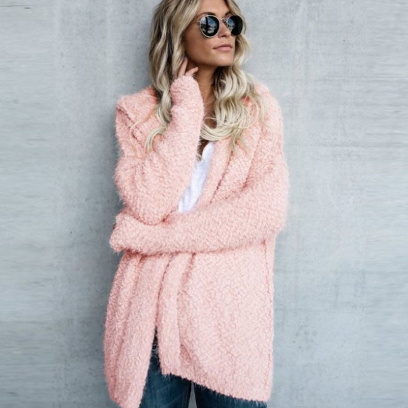 Stylish Hooded Cardigan Jacket For Women - Chic Comfortable High-Quality Soft Cozy Trendy Classic Elegant