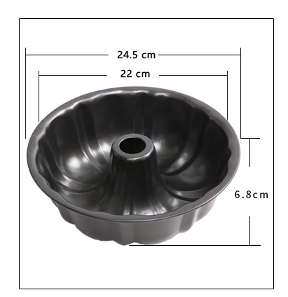 Moule à gâteau rond en forme de citrouille, moule à pâtisserie rond profond