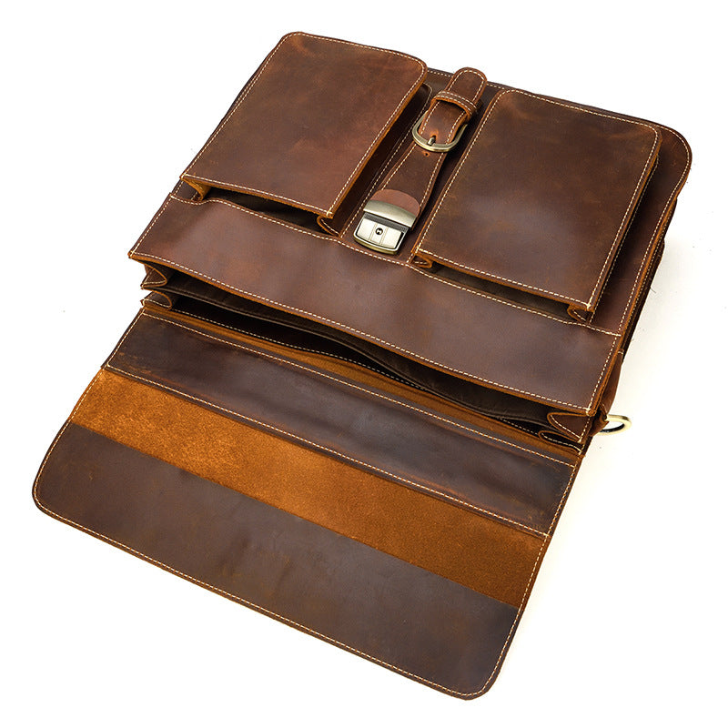 Porte-documents en cuir pour hommes