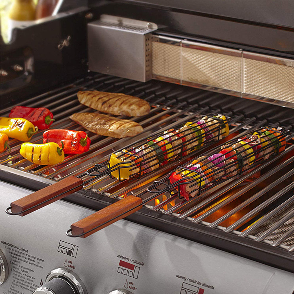 BBQ Grillnät Rostfritt Stål Verktyg Kökstillbehör
