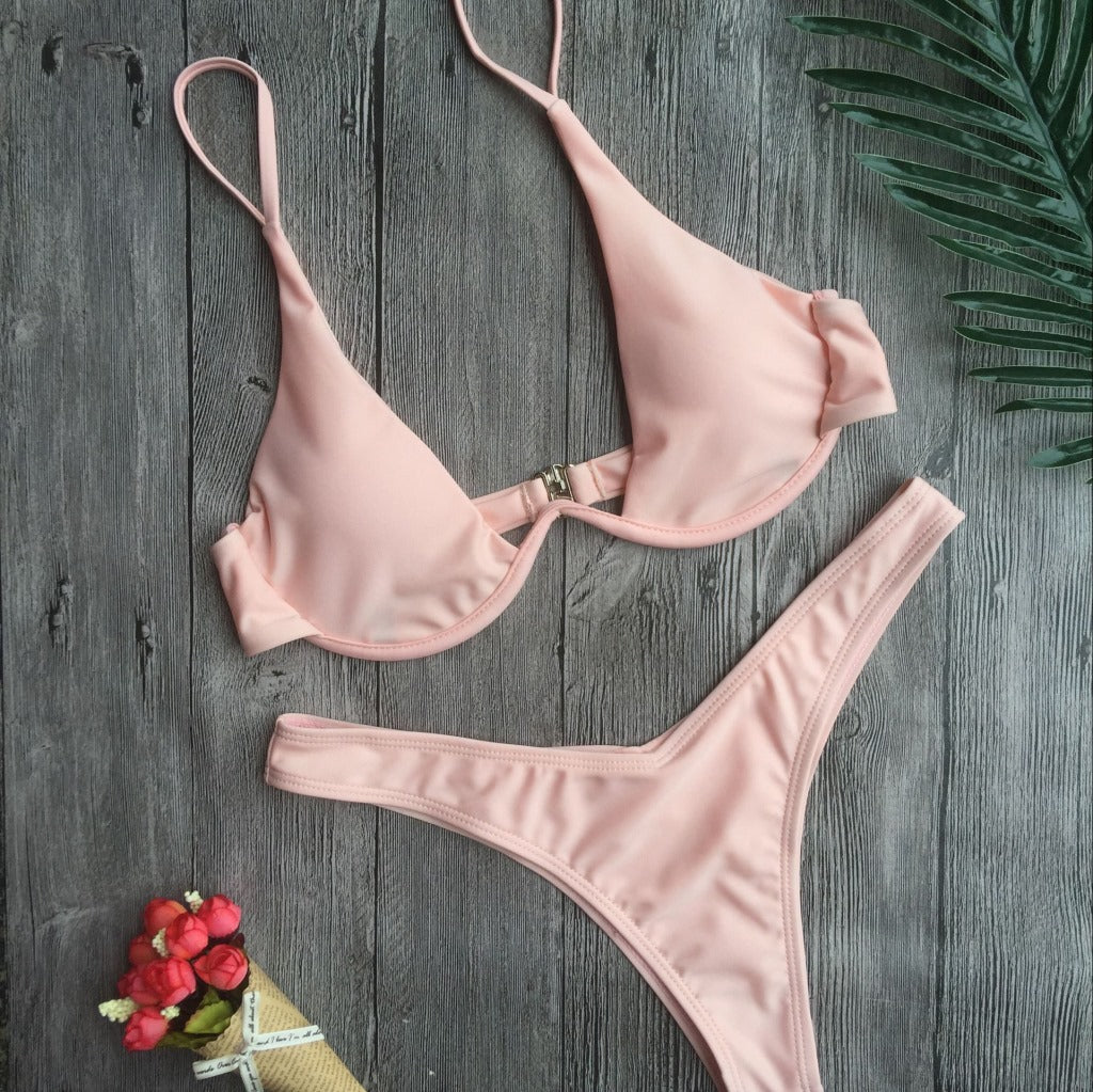 Professional Swimwear Summer Bikini Women Swimsuit Bather - Polyester (High-Quality Brand New, Picture Color, Manual Measurement)