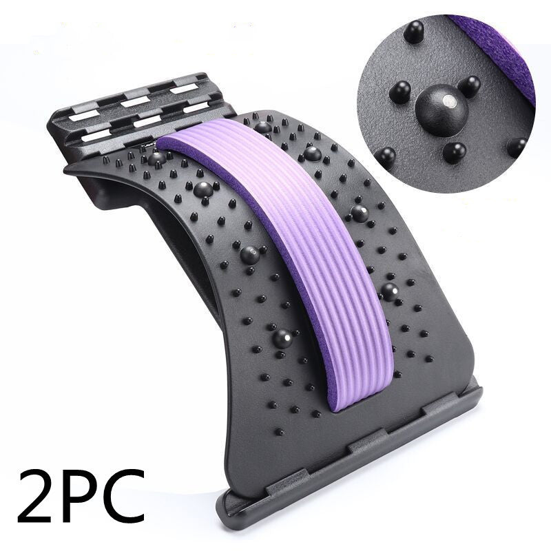 Professional Magnetic Back Arch Support - Advanced ABS & Memory Material Lumbar Massage Board