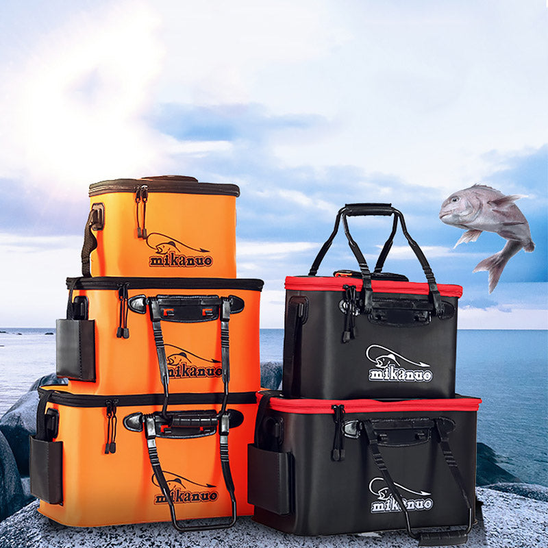 Professional EVA Fishing Bucket - Collapsible Live Well Tank for Anglers