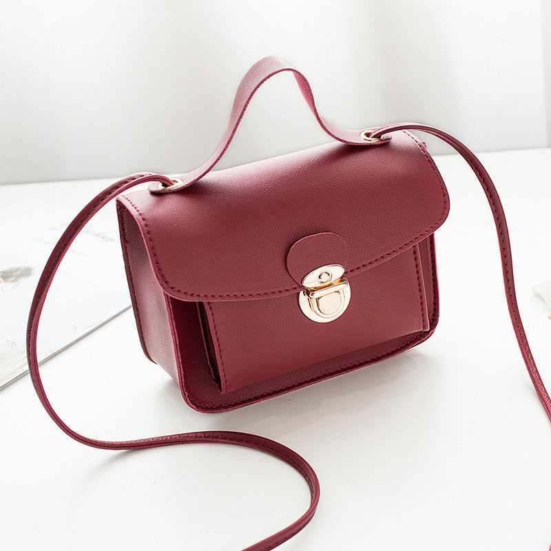 Dammode Axelväska PU Kuvertväskor Dam Solid Crossbody Messenger Handväska