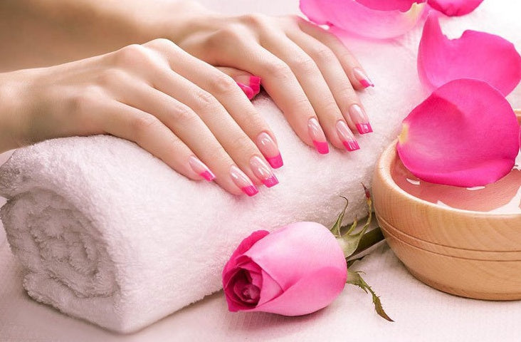Professional French Long Nail Patches - Normal Specifications | Finished Nail Art Effect