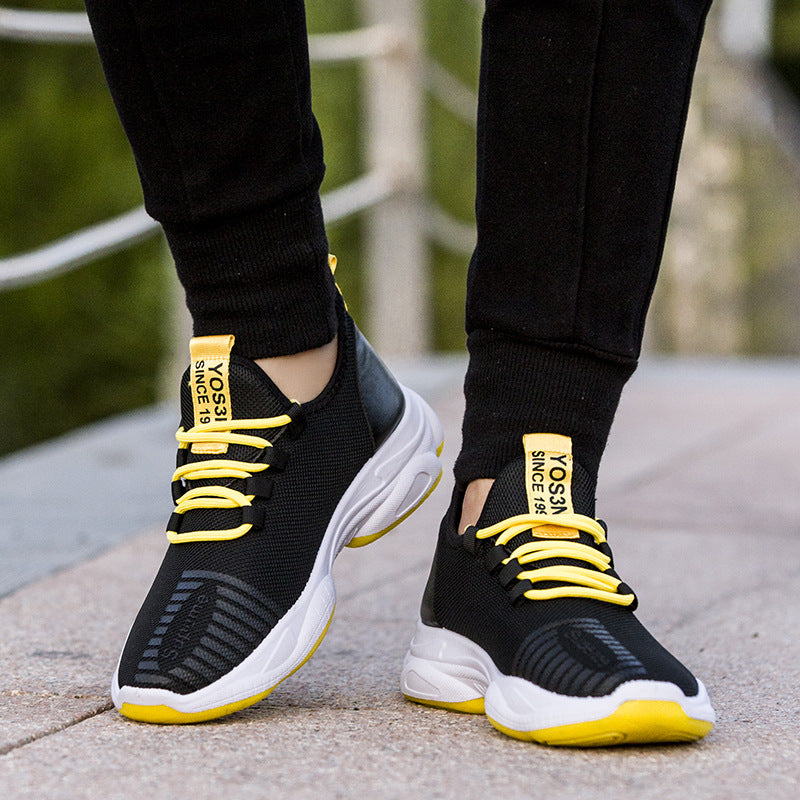 Herr Sneakers Svart Vita Sportskor
