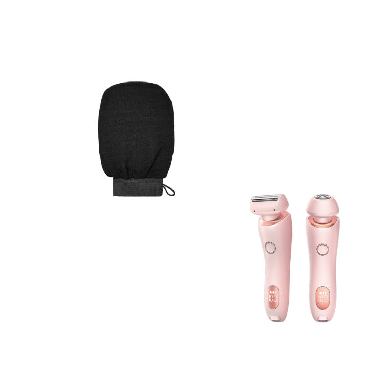 2 i 1 hårborttagning epilator USB uppladdningsbar trimmer kvinnor kroppsrakhyvel ansikte ben armhåla bikini hand blygd rakapparat hårborttagare