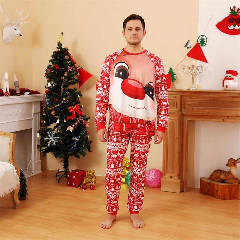 Fawn julpyjamasset för män