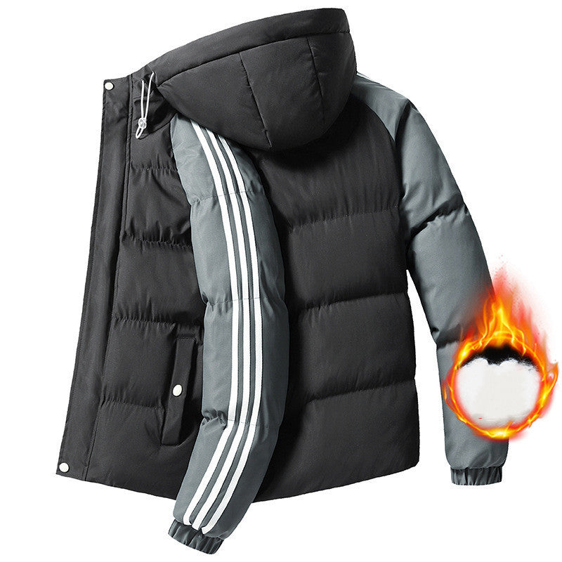 Vêtements décontractés chauds rembourrés en coton pour hommes
