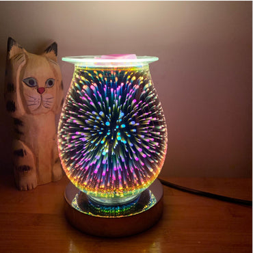 Aromatherapy Candle Glass Night Light