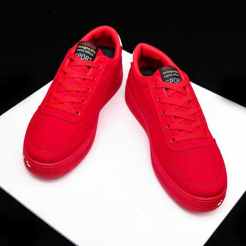 Love Print Canvas Shoes - Romantic Flats - Valentine Collection