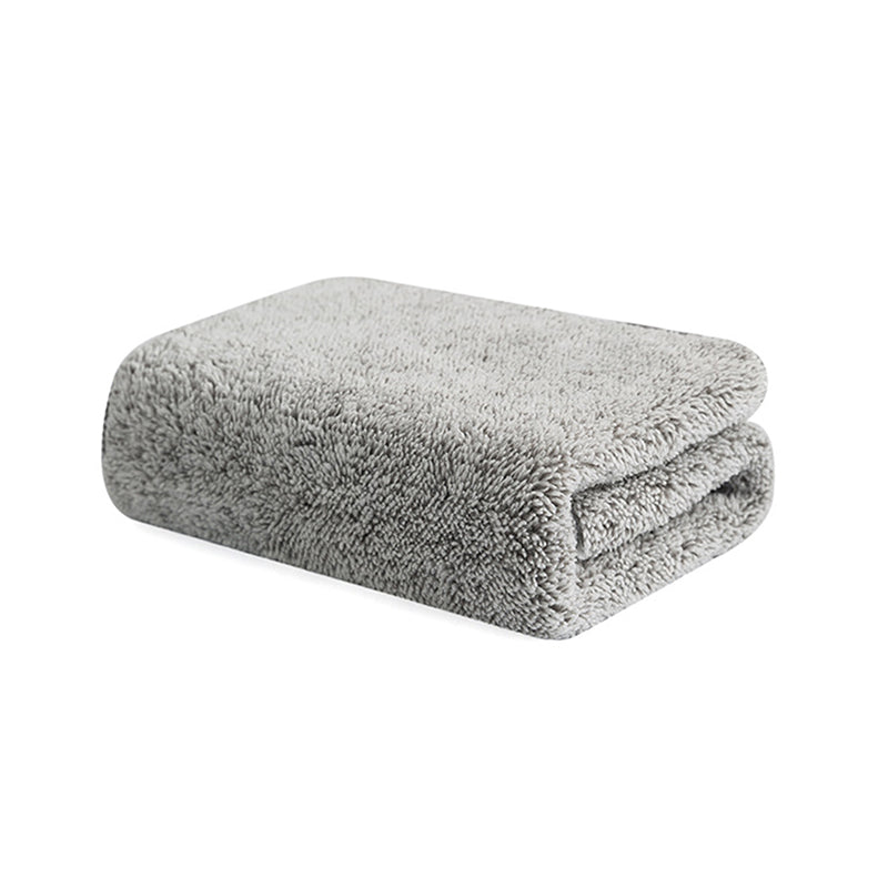 Serviette en charbon de bambou de style japonais, torchon en fibres fines