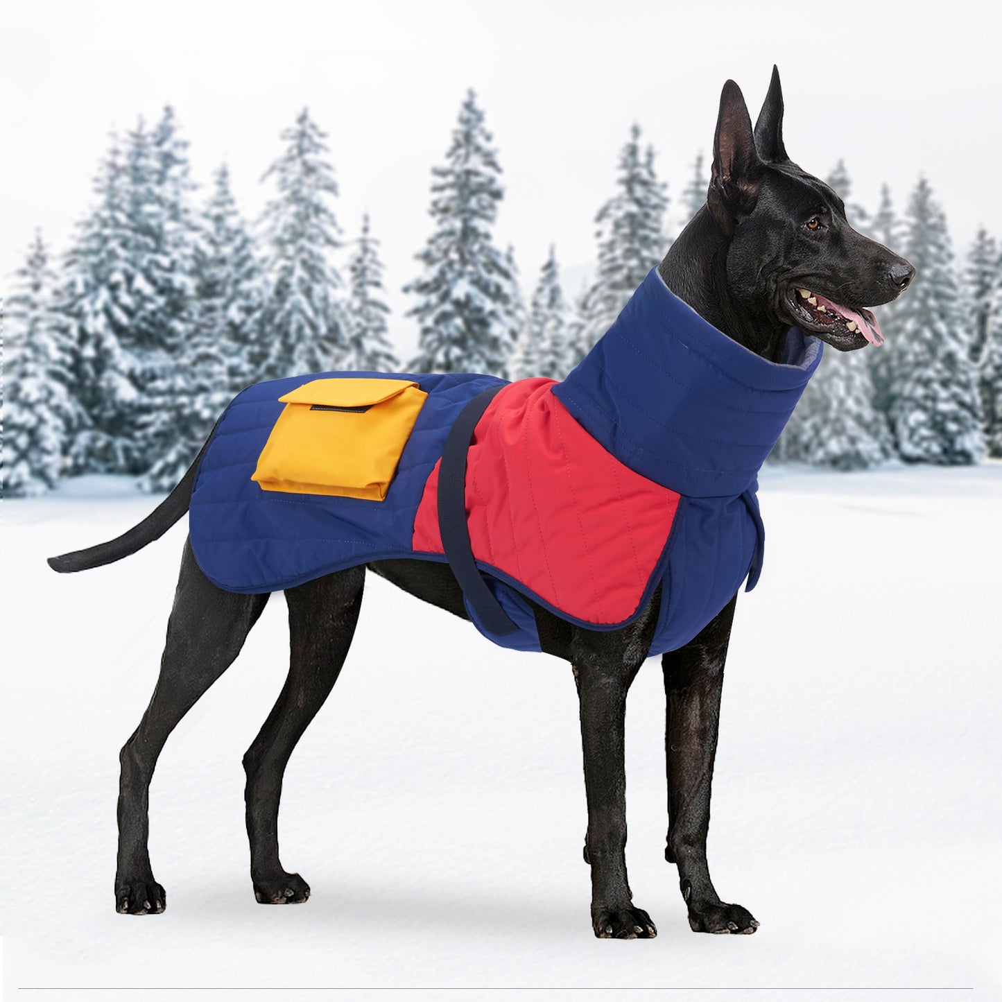 Vêtements pour animaux de compagnie, manteau d'hiver épais et chaud rembourré pour chien