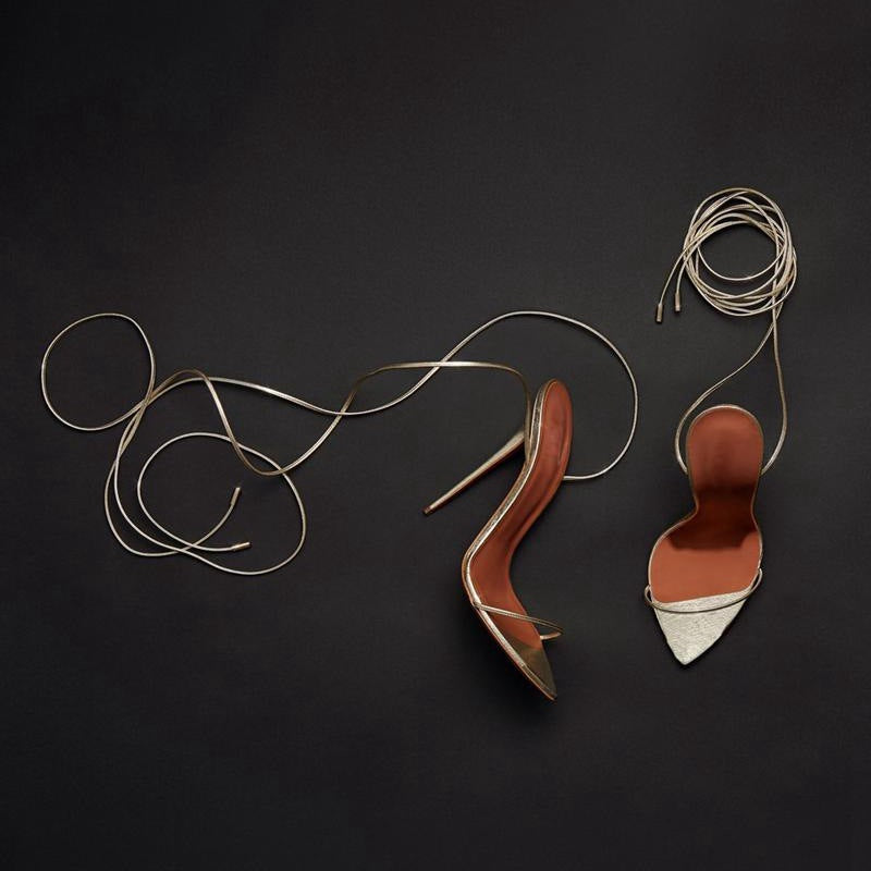 Ankle Strap Stiletto Sandals for Women - Elegant High Heel Sandals