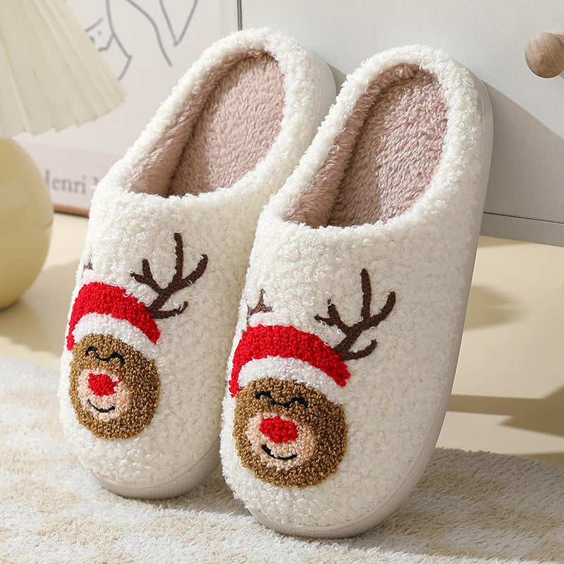 Christmas Santa Claus Slippers - Holiday Character Shoes - Festive Collection