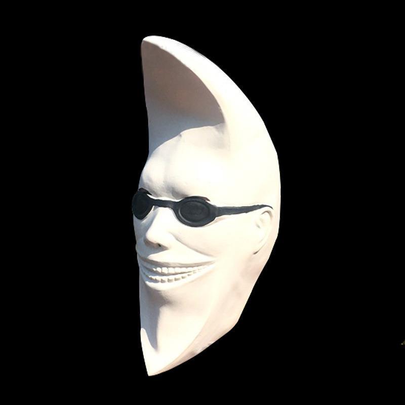 Couvre-tête de lune blanche, masque de lune, fête de bal
