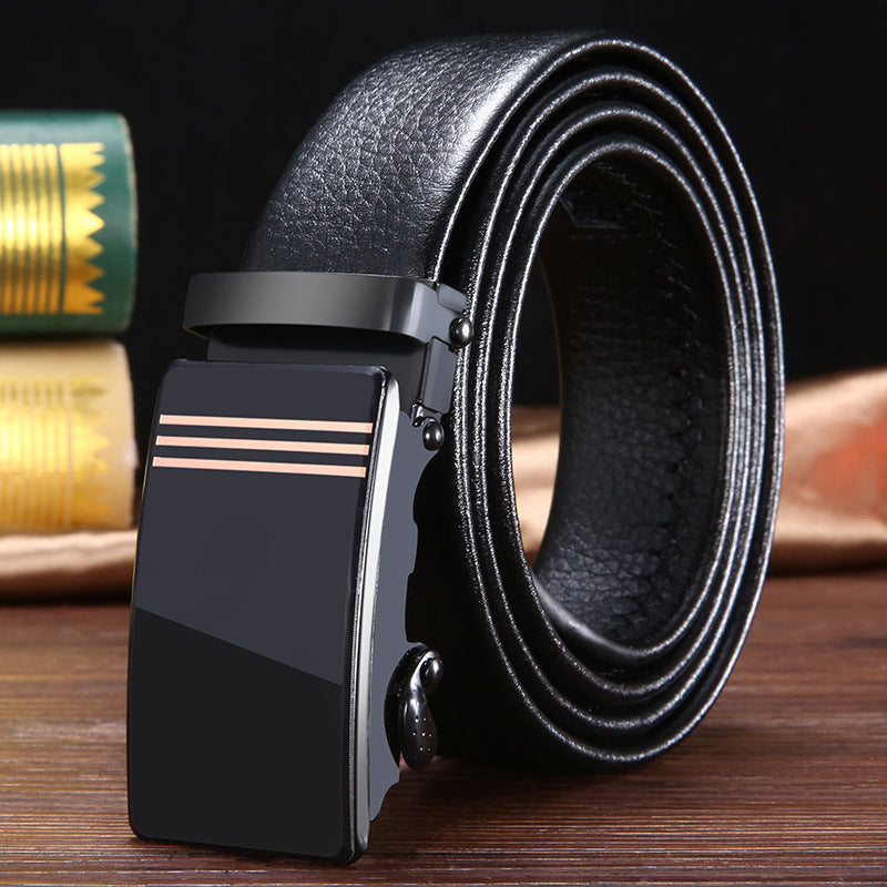 Men's Business Acrylic Automatic Belt - Contemporary Innovation