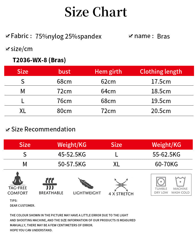 High Strength Sports Shockproof Yoga Vest Running Training Drawstring Workout Bra Women