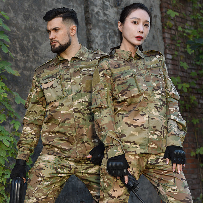 Costume de camouflage extérieur d'été pour hommes et femmes