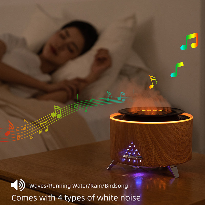 Sunday Relaxation - Remote Control Volcano Humidifier Diffuser