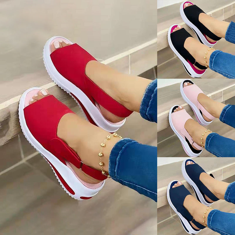Velcro Casual Fish Munh Sandaler