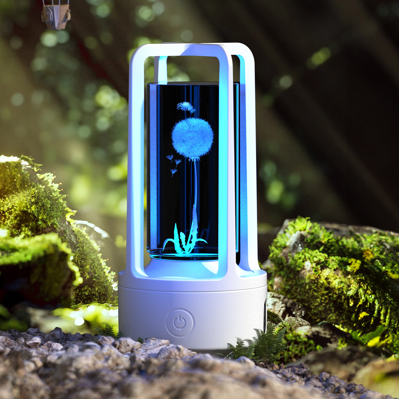 Creative 2 i 1 ljud akryl kristall lampa och Bluetooth-högtalare Alla hjärtans dag gåva Touch nattlampa