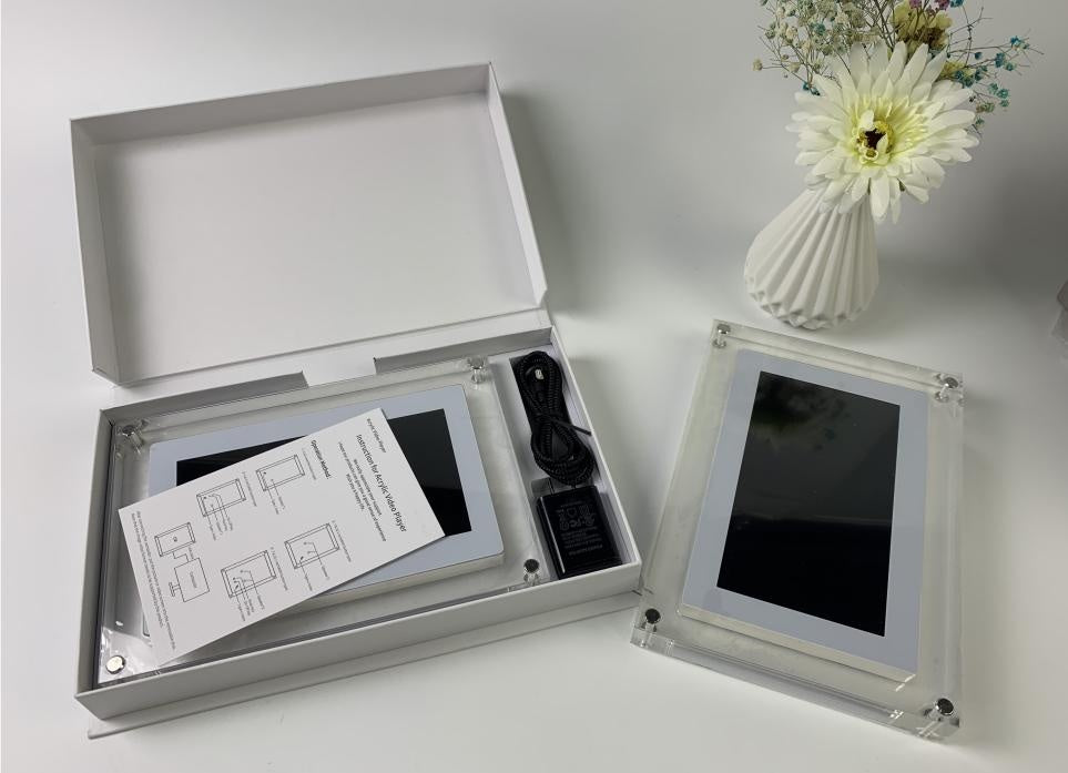 Akryl digital fotoram batteri Nytt