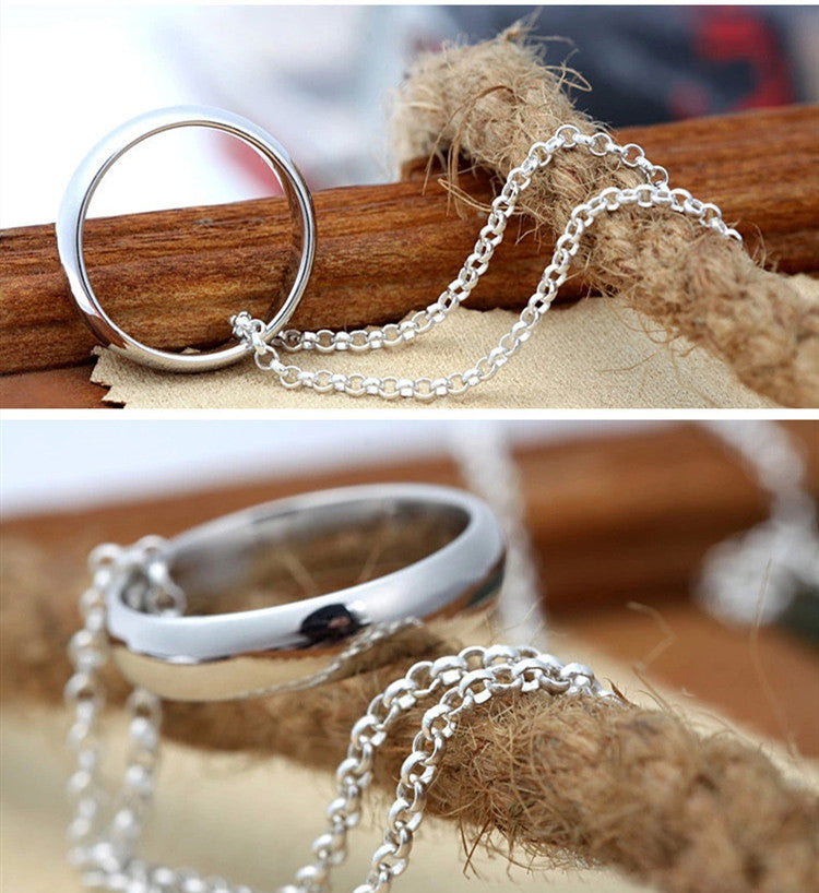 Bague en argent 925 pour homme, index, petit