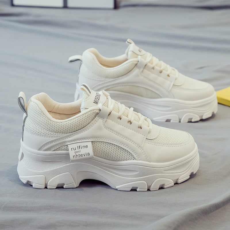 Thick Sole Network Red Sport Casual Small White Shoes Trendy Autumn