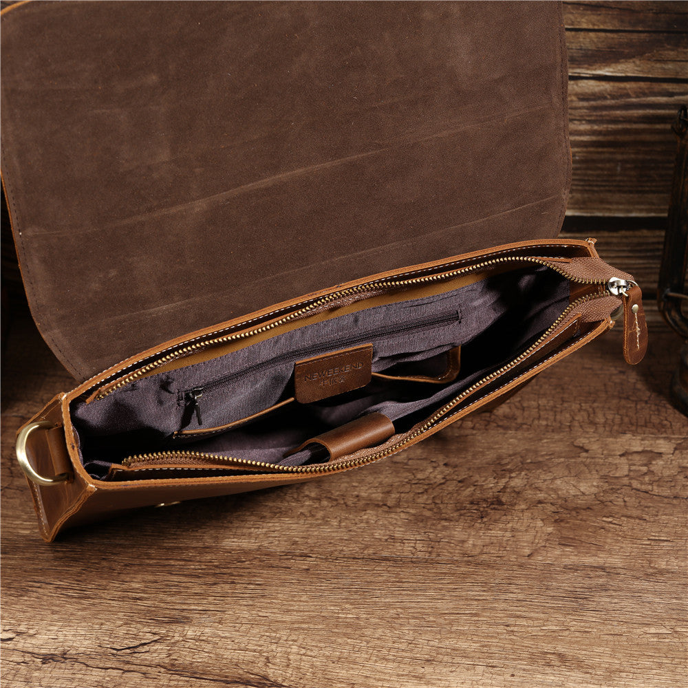 Sac à main d'affaires vintage Kumon pour hommes