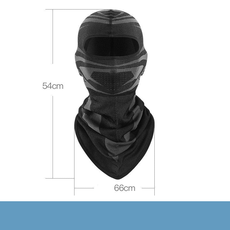 Huvudbonader utomhus vindtät scarf förtjockad