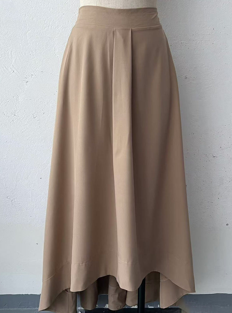Professional Split High Waist Elastic Long Holiday Skirt - Premium Fabric (Comfortable Fit, Elegant Split Design)