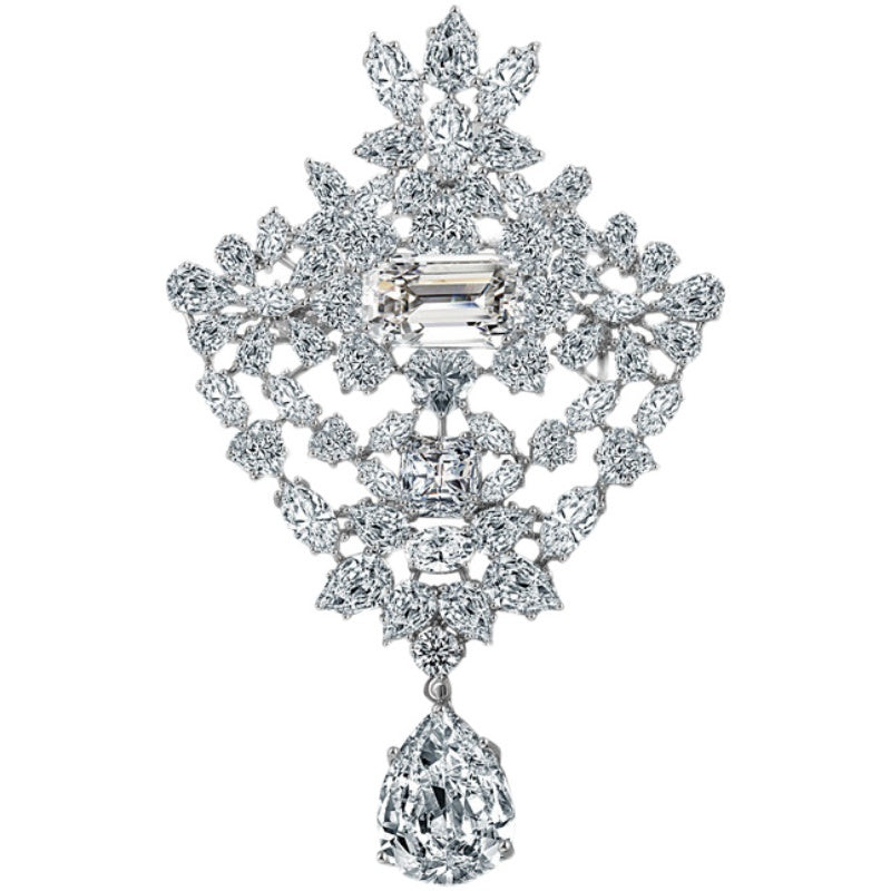 Water Droplet Brooch - Elegant and Stylish