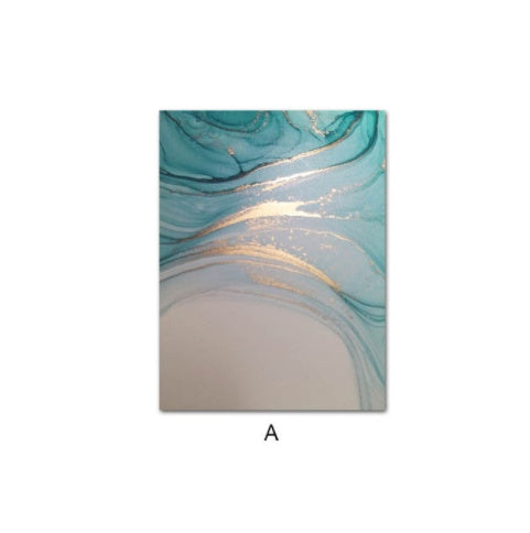 Affiche d'art liquide fluide abstrait, peinture sur toile, tableau mural moderne, décor de salon de maison