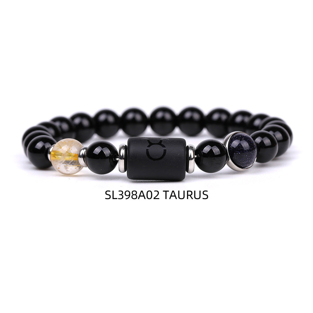 Moderiktiga tolv konstellationer armband för män