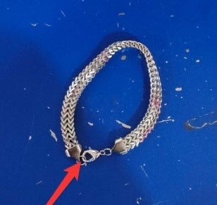 Snyggt kedjearmband i rostfritt stål för män Personlighet charmkedja armband manssmycken