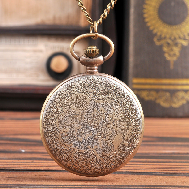 Alloy Quartz Pocket Watch Round - Stylish Functional Precise Reliable Sleek Durable High-Quality