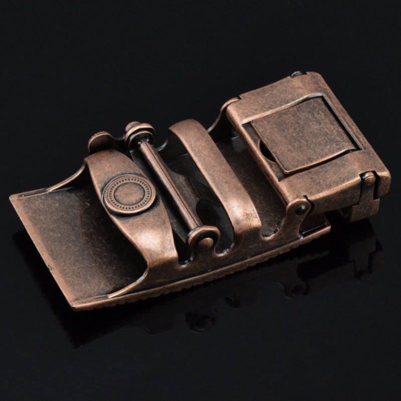 Men's Automatic Buckle Alloy Leather Belt Head - Contemporary Innovation
