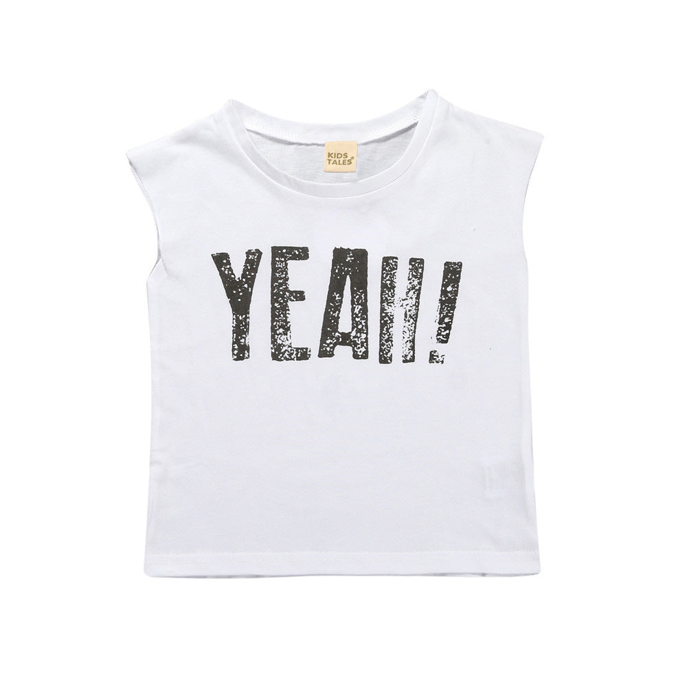 T-shirt sans manches pour enfants