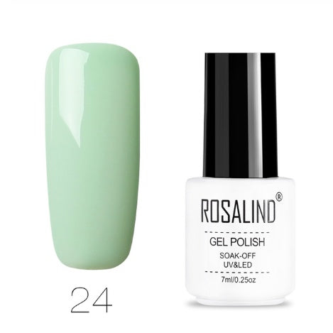 ROSALIND Pure Colors Gel Polish Collection - 7ML | 58 Colors + Base/Top UV/LED