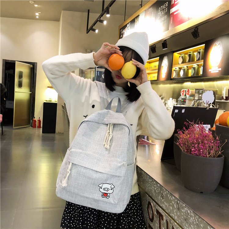 Nouvelle mode Joker Simple sac à dos de couleur unie
