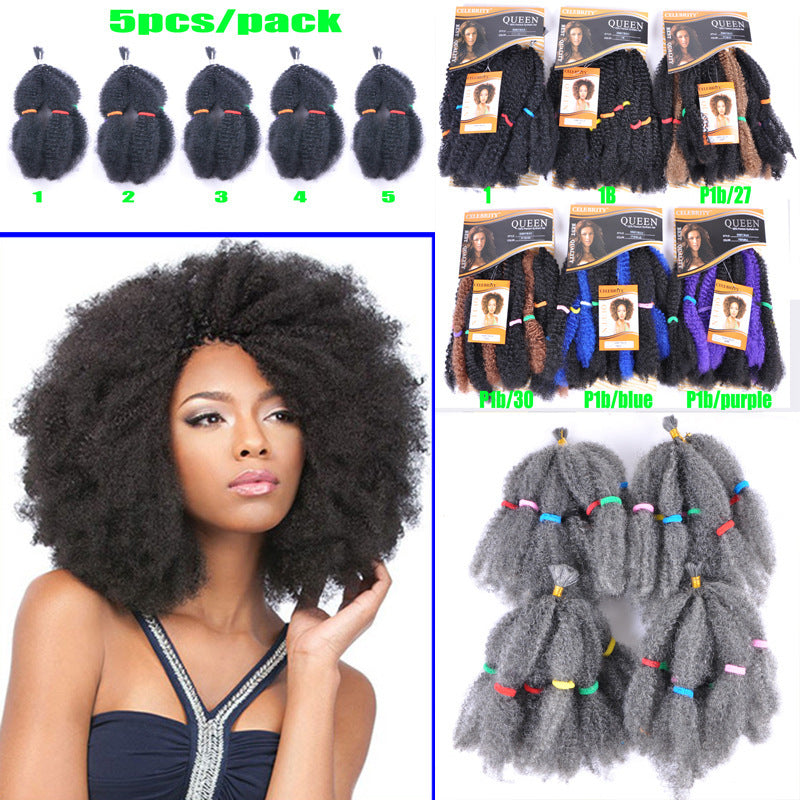 Cheveux synthétiques série beauté