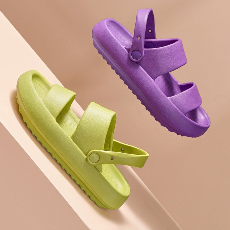 Adjustable Thick Bottom Sandals - 3cm Platform - Outdoor Collection