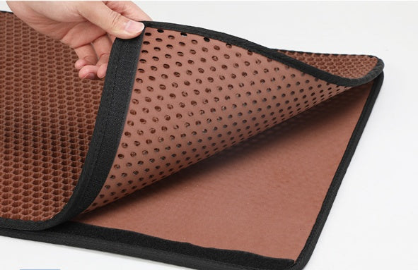 Pet Cat Litter Mat - EVA Double Layer Cat Litter Mat