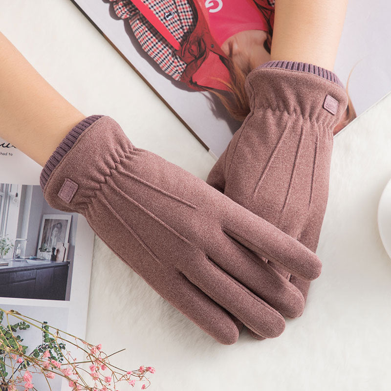 Vinter Thicken Thermal Handskar för kvinnor