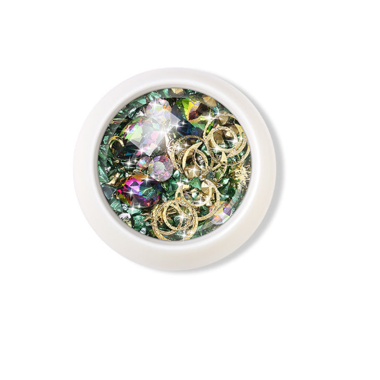 Professional Nail Jewelry Rivets - 89g Metal Collection | 6 Color Options Diamond Design