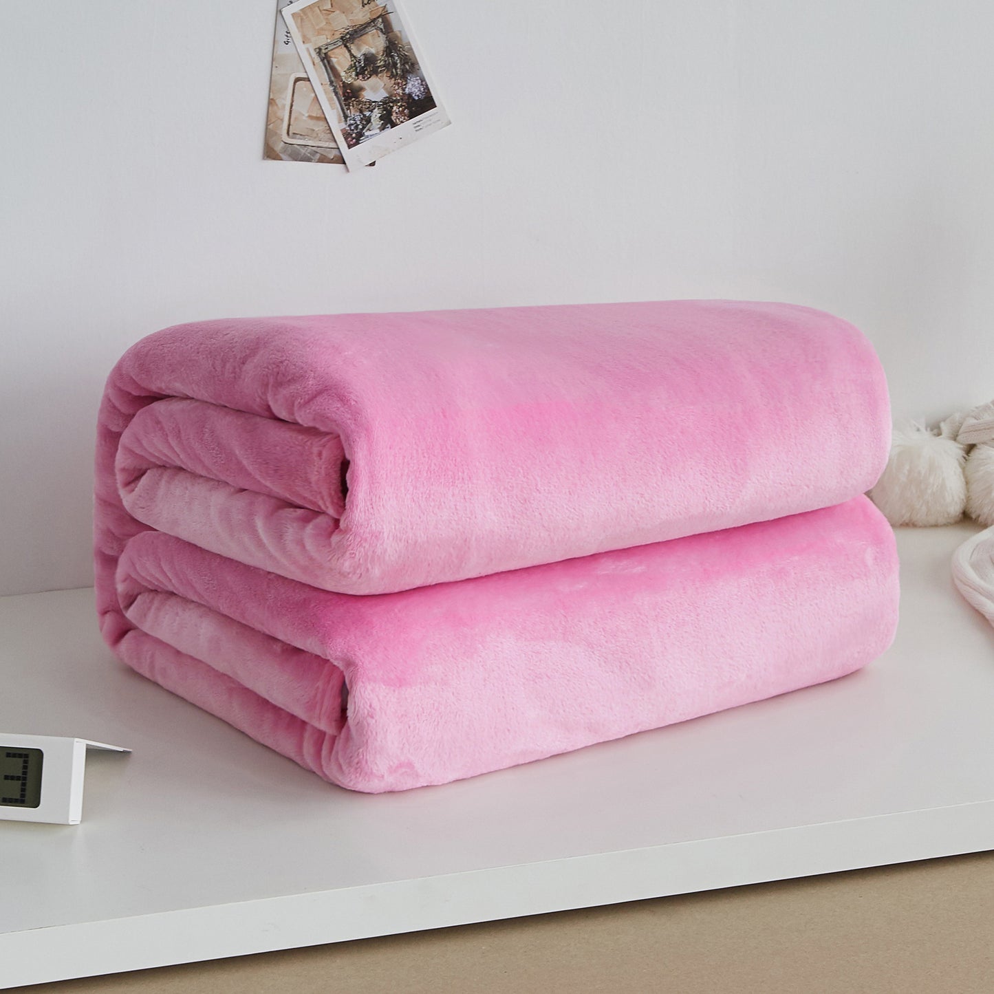 Flanellfilt korall filt