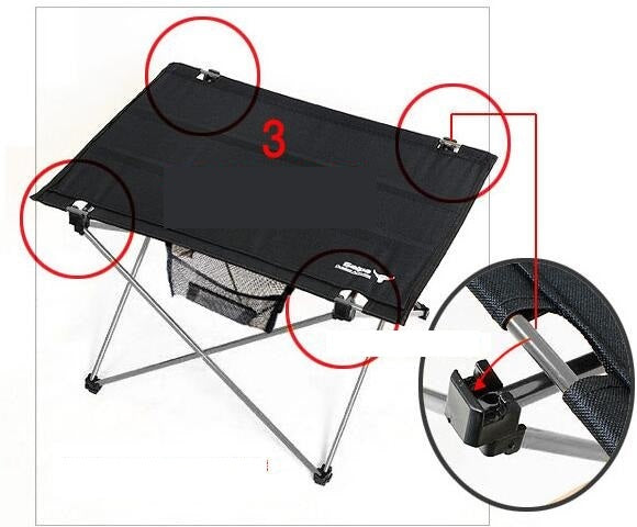 Outdoor Folding Camping Table - Lightweight & Portable