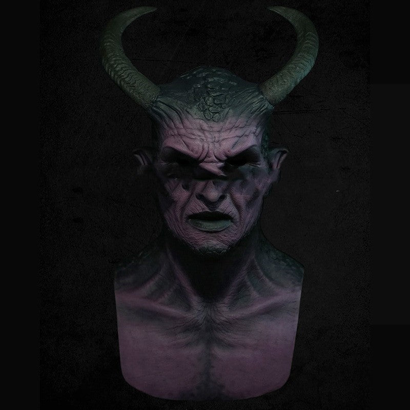 Masque du diable, tête complète, accessoires de fête, boule du diable